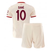 Camiseta Bayern Munich Leroy Sane #10 Tercera Equipación Replica 2024-25 para niños mangas cortas (+ Pantalones cortos)